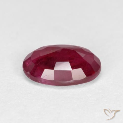 9,17 ctw natürlicher Weinrot Rubin, Oval, VS-SI