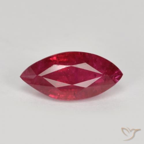 1.04ct Natürlicher tiefrot Rubin, Marquise, VS-SI