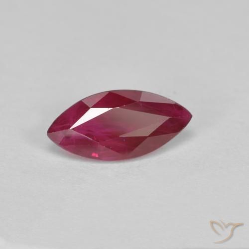 9,17 ctw natürlicher Mittelrot Rubin, Marquise, VS-SI