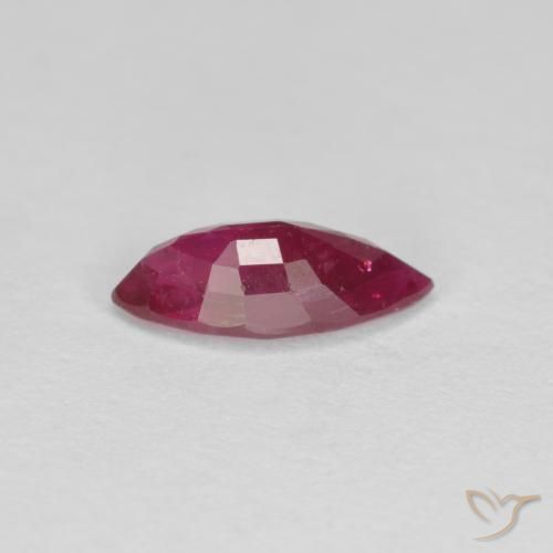 9,17 ctw natürlicher Mittelrot Rubin, Marquise, VS-SI