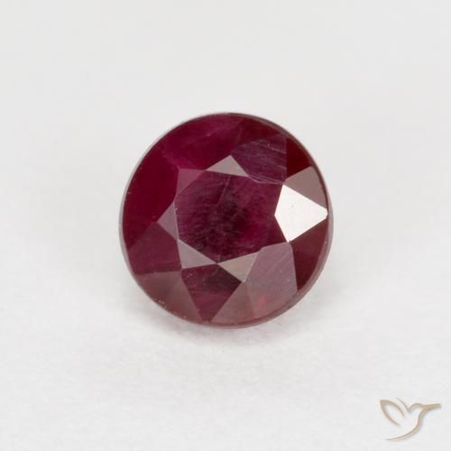 9,17 ctw natürlicher Weinrot Rubin, Runden, SI