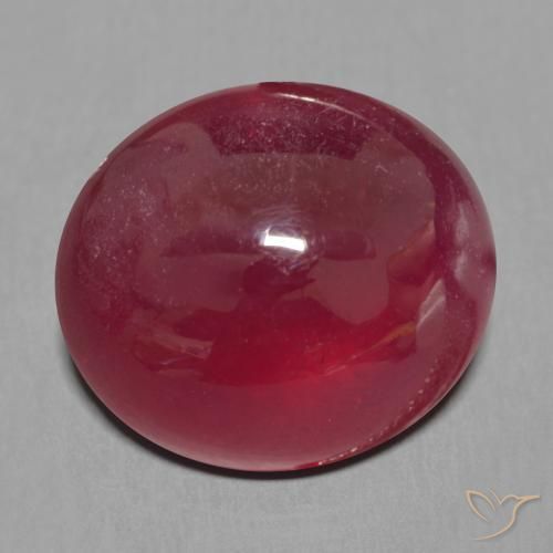12.88ct Natürlicher dunkelrot Rubin, Oval, Lichtdurchlässig