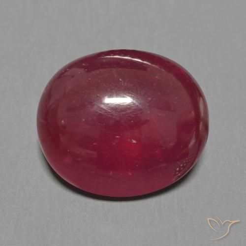 8.39ct Natürlicher tiefrot Rubin, Oval, Lichtdurchlässig