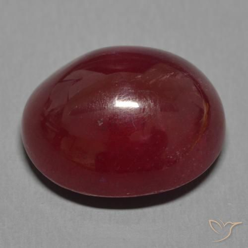 9,17 ctw natürlicher Weinrot Rubin, Oval, Lichtdurchlässig