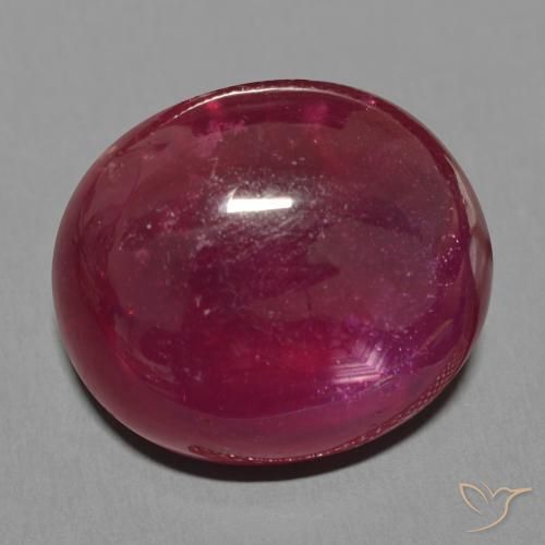 9,17 ctw natürlicher Weinrot Rubin, Oval, Lichtdurchlässig