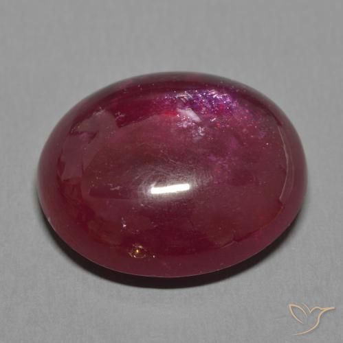 9,17 ctw natürlicher Weinrot Rubin, Oval, Lichtdurchlässig