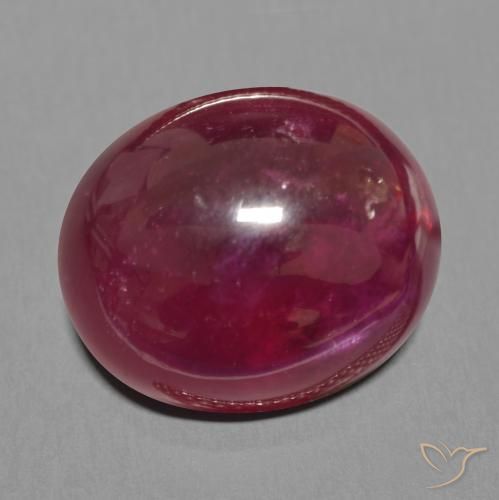 9,17 ctw natürlicher Weinrot Rubin, Oval, Lichtdurchlässig