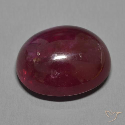 9,17 ctw natürlicher Weinrot Rubin, Oval, Lichtdurchlässig