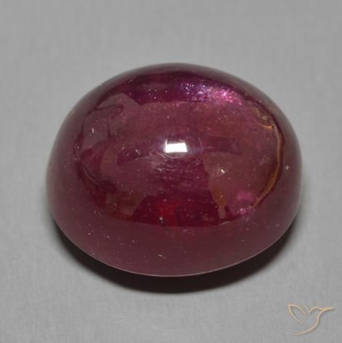 9,17 ctw natürlicher Weinrot Rubin, Oval, Lichtdurchlässig