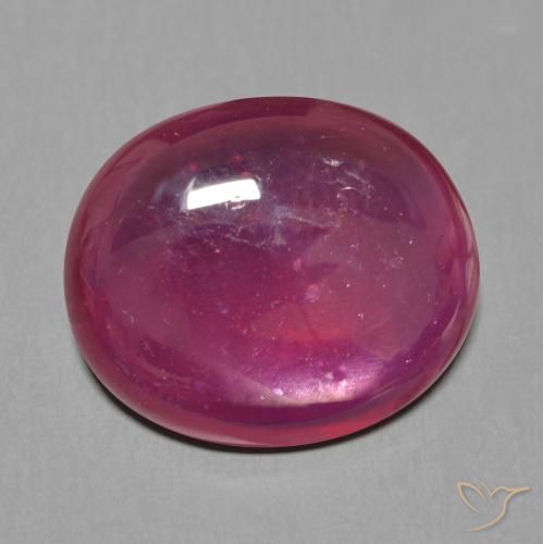 15.86ct Natürlicher Weinrot Rubin, Oval, Lichtdurchlässig