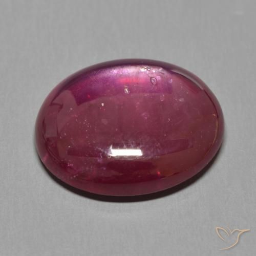 9,17 ctw natürlicher Weinrot Rubin, Oval, Lichtdurchlässig