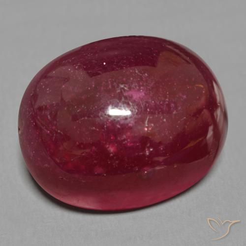 9,17 ctw natürlicher Weinrot Rubin, Oval, Lichtdurchlässig