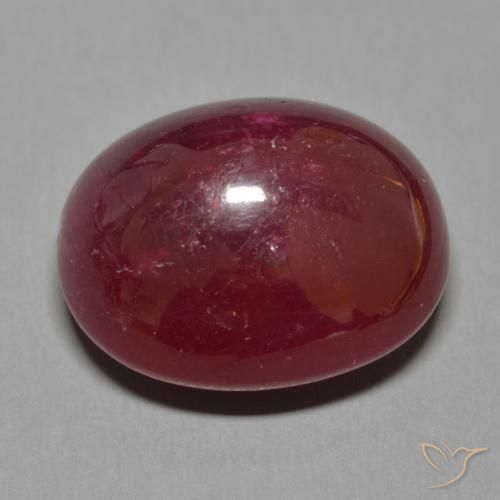 9,17 ctw natürlicher Weinrot Rubin, Oval, Lichtdurchlässig