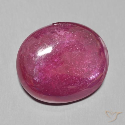16.22ct Natürlicher Tiefes Weinrot Rubin, Oval, Lichtdurchlässig