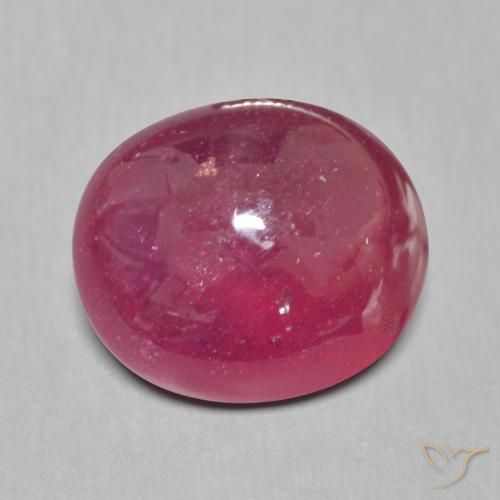 11.05ct Natürlicher dunkelrot Rubin, Oval, Lichtdurchlässig