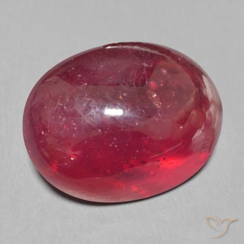 9,17 ctw natürlicher Weinrot Rubin, Oval, Lichtdurchlässig