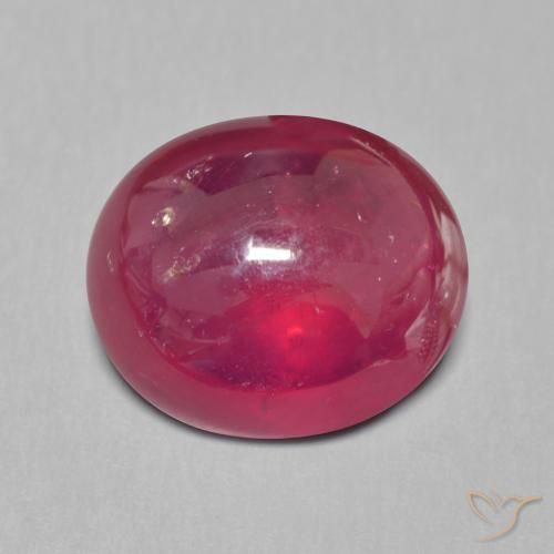 9.88ct Natürlicher tiefrot Rubin, Oval, Lichtdurchlässig