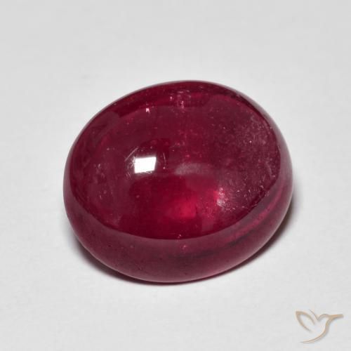 9,17 ctw natürlicher Weinrot Rubin, Oval, Lichtdurchlässig