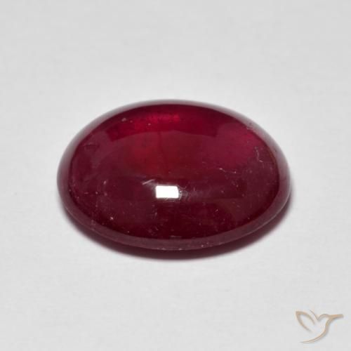 9,17 ctw natürlicher Weinrot Rubin, Oval, Lichtdurchlässig