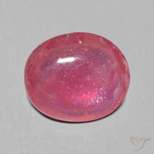 6.72ct Natürlicher tiefrot Rubin, Oval, Lichtdurchlässig