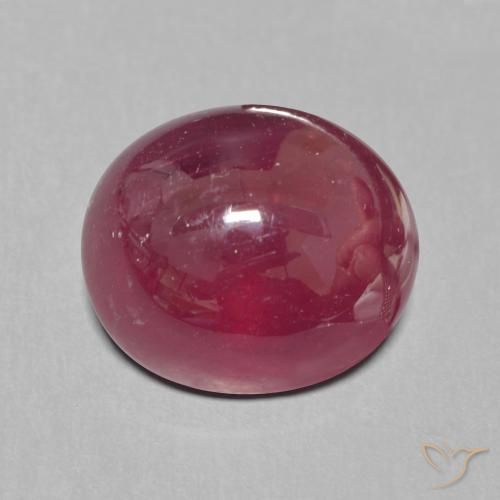 9.18ct Natürlicher tiefrot Rubin, Oval, Lichtdurchlässig