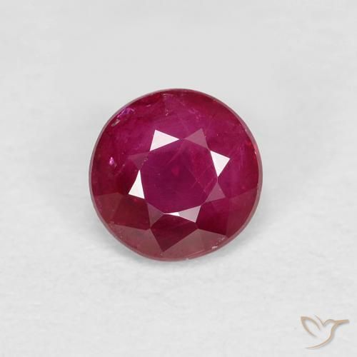 0.29ct Natürlicher Tiefes Weinrot Rubin, Runden, VS