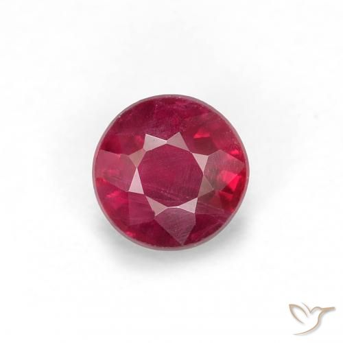 0.29ct Natürlicher tiefrot Rubin, Runden, VS