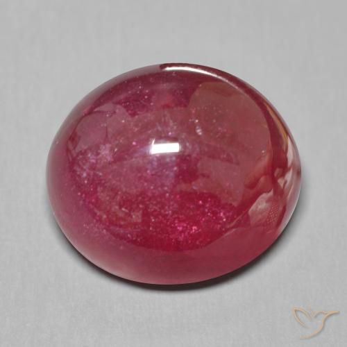 19.48ct Natürlicher Tiefes Weinrot Rubin, Oval, Lichtdurchlässig