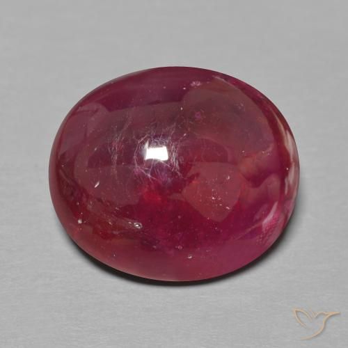 16.63ct Natürlicher Tiefes Weinrot Rubin, Oval, Lichtdurchlässig