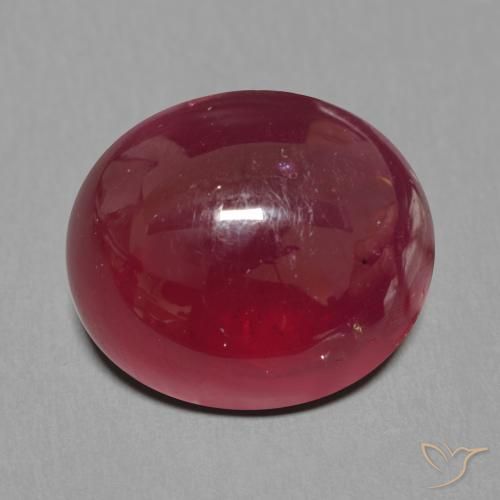 16.11ct Natürlicher dunkelrot Rubin, Oval, Lichtdurchlässig