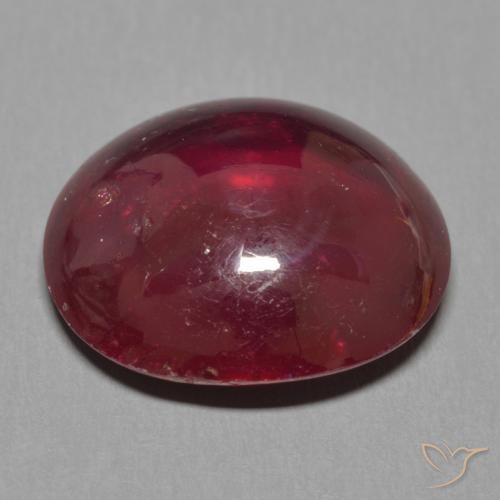 9,17 ctw natürlicher dunkelrot Rubin, Oval, Lichtdurchlässig