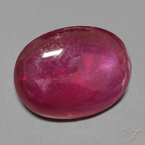 17.40ct Natürlicher Tiefes Weinrot Rubin, Oval, Lichtdurchlässig