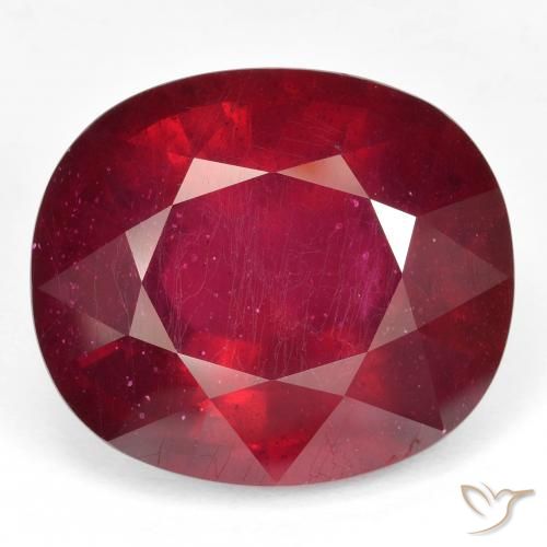 53.35ct Natürlicher Blutrot Rubin, Oval, VVS-VS