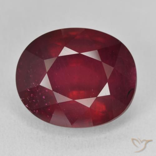 18.07ct Natürlicher Weinrot Rubin, Oval, VVS-VS