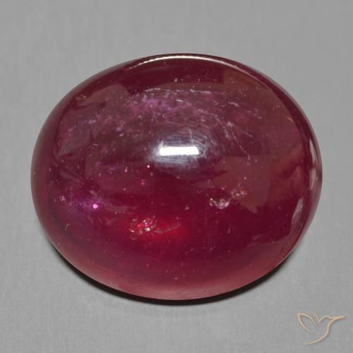 25.31ct Natürlicher tiefrot Rubin, Oval, Lichtdurchlässig