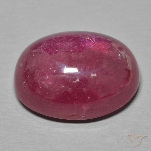 9,17 ctw natürlicher Tiefes Weinrot Rubin, Oval, Lichtdurchlässig
