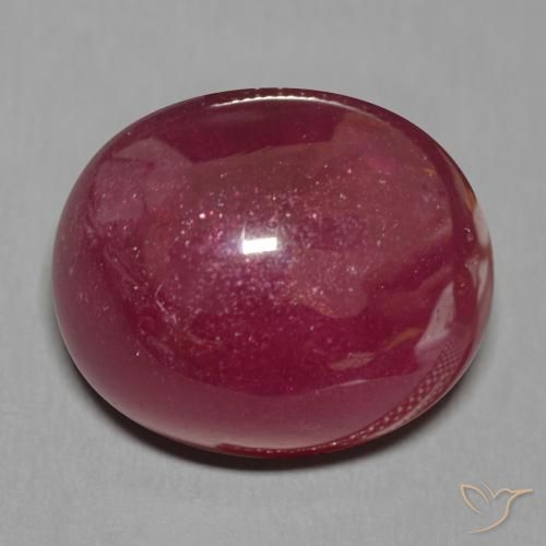 19.84ct Natürlicher Weinrot Rubin, Oval, Lichtdurchlässig