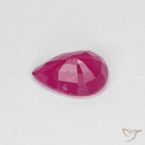 9,17 ctw natürlicher rötlich-rosa Rubin, Birnenform, VS