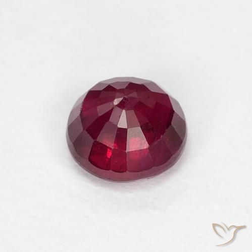 9,17 ctw natürlicher Weinrot Rubin, Runden, VS