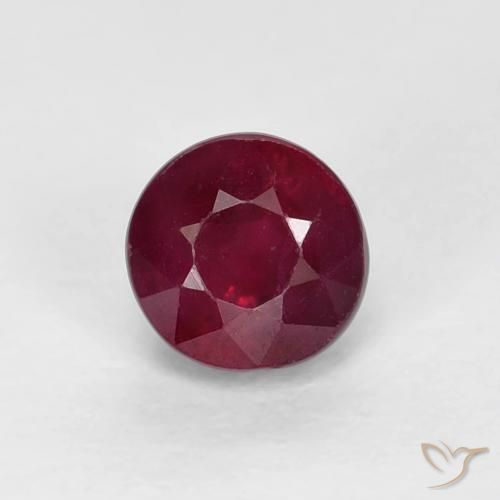 0.49ct Natürlicher Weinrot Rubin, Runden, VS-SI