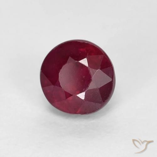 9,17 ctw natürlicher Weinrot Rubin, Runden, VS-SI
