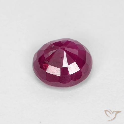 9,17 ctw natürlicher Tiefes Weinrot Rubin, Runden, VS-SI