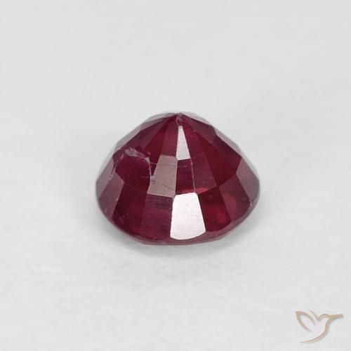 9,17 ctw natürlicher Weinrot Rubin, Runden, VS-SI