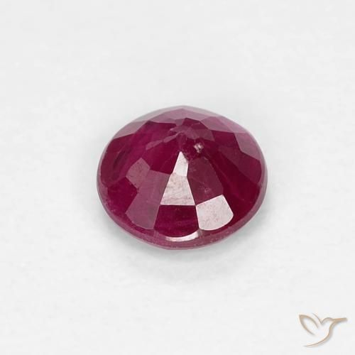 9,17 ctw natürlicher Tiefes Weinrot Rubin, Runden, VS-SI