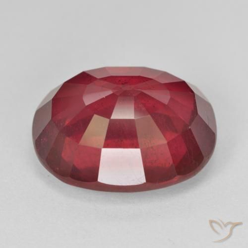 9,17 ctw natürlicher Mittelrot Rubin, Oval, VS
