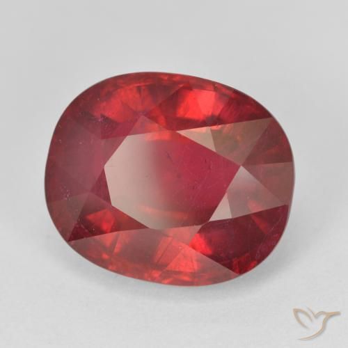 9,17 ctw natürlicher Intensives Rot Rubin, Oval, VS