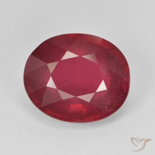 9.16ct Natürlicher Blutrot Rubin, Oval, VS