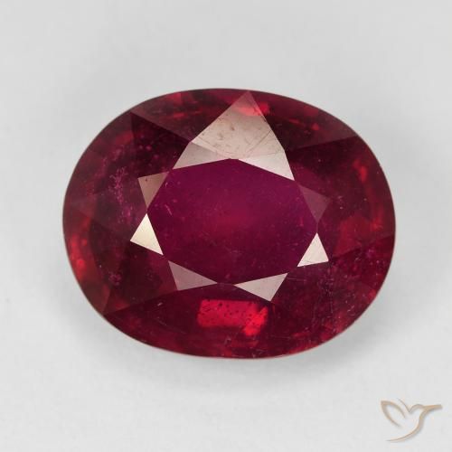 12.05ct Natürlicher Blutrot Rubin, Oval, VS
