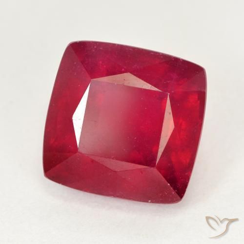 9,17 ctw natürlicher Rot Rubin, Kissen, VS