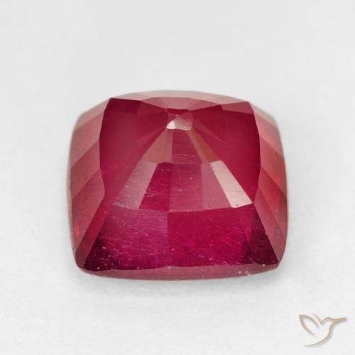 9,17 ctw natürlicher Rot Rubin, Kissen, VS